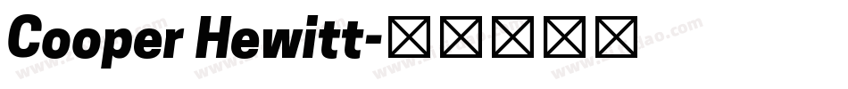 Cooper Hewitt字体转换